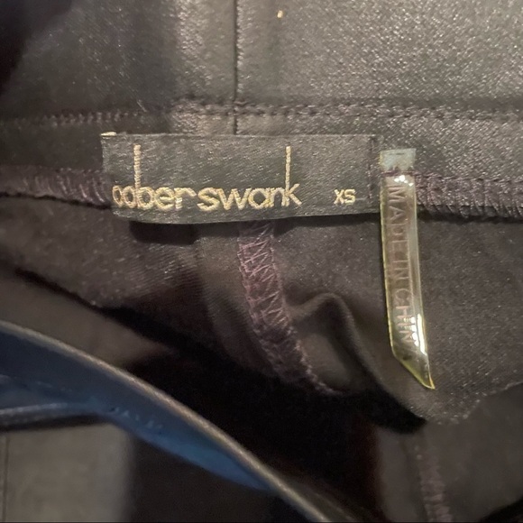 Oober Swank Coated High Waisted Moto Leggings Black - Picture 11 of 14